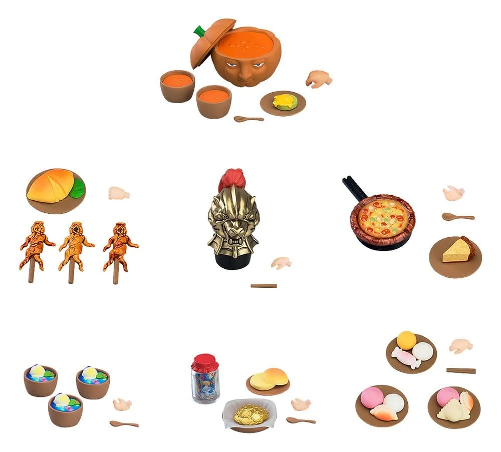 Delicious in Dungeon Nendoroid Figure Surprise Collection Monster Meals Blind Box - 1 Unidade Aleatória